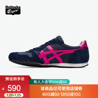 Onitsuka Tiger鬼塚虎男女鞋休闲鞋 SERRANO 1183B400-402 藏蓝色 37