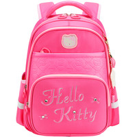 Hello Kitty 凯蒂猫 Hello Kitty)KT书包女小学生书包 儿童书包减负双肩背包轻便休闲包 TGKT0002B桃红