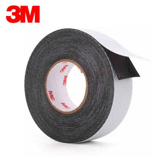 3M 绝缘胶带J20自粘橡胶耐高温电工高压防水胶布黑色25MM*5M*0.7MM单卷装 yzle