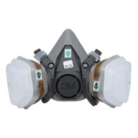3M防毒面具防尘口罩面罩 防甲醛防雾霾 防雾霾PM2.5 yzl 6200+6001