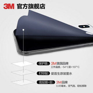 3M 原创手机贴纸苹果防刮蹭手机膜创意背膜保护 喜欢就是喜欢 iPhone XR