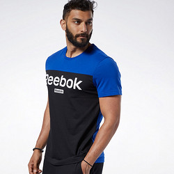 Reebok 锐步 TE BL SS TEE FI1948 男子训练短袖T恤