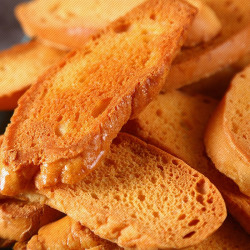 法式烤面包干网红奶香片酥脆手工面包片