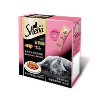 Sheba 希宝 成猫零食 金枪鱼拼香焙鸡肉味夹心酥 135g