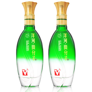 yanghe洋河微分子大v438vol浓香型白酒500ml单瓶装