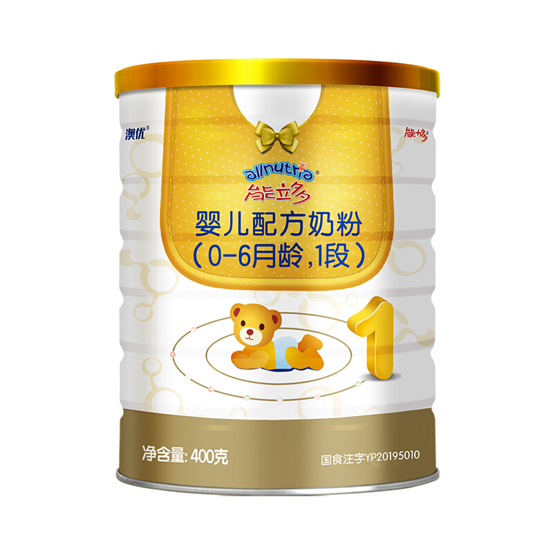 Ausnutria 澳优 能立多系列 婴儿奶粉 国行版 1段 400g