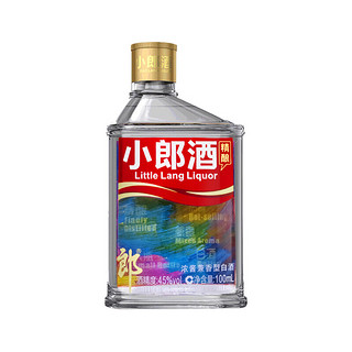 移动端：LANGJIU 郎酒 经典小郎酒  浓酱兼香型白酒 45度100ml*12瓶 整箱装 （非原箱）