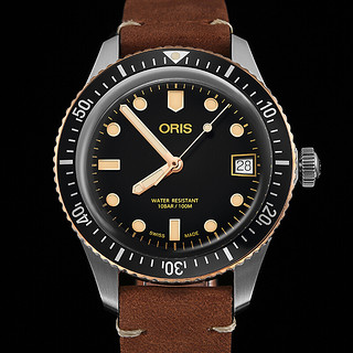 ORIS 豪利时 潜水65复刻系列 36毫米自动上链腕表 73377474354LS