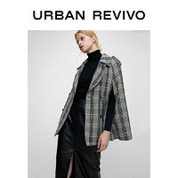 URBAN REVIVO YL48S1FE2000 女款冬季斗篷外套