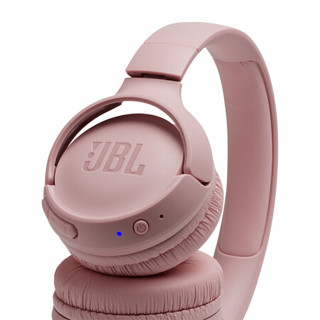 JBL 杰宝 T500BT 耳罩式头戴式蓝牙耳机 樱花粉