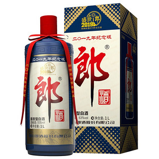 LANGJIU 郎酒 郎牌郎酒 2019年纪念版 53%vol 酱香型白酒 1000ml*6瓶 整箱装