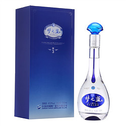 YANGHE 洋河 梦之蓝 蓝色经典 M3 40.8%vol 浓香型白酒 1000ml 单瓶装