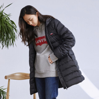 Levi's 李维斯 23986-0000 黑色连帽羽绒服