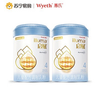 88VIP：Wyeth 惠氏 启赋 幼儿配方奶粉 4段 900g 2罐