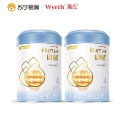 Wyeth 惠氏 启赋 幼儿配方奶粉 4段 900g 2罐