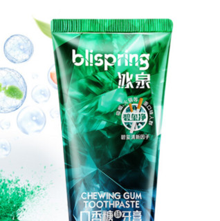 blispring 冰泉 碧玺净系列牙膏套装 (净爽薄荷味100g*2+冰泉40g*2+冰泉牙刷两支装)