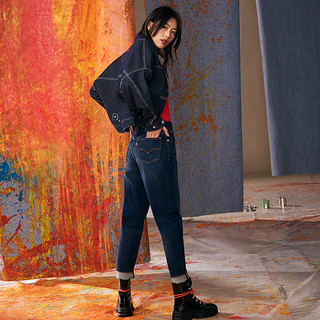 Levi's 李维斯 Red先锋系列 女士牛仔九分裤 85873-0076 牛仔色 26/27