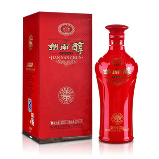 剑南春 剑南醇 喜庆装 52%vol 浓香型白酒 500ml*6瓶 整箱装