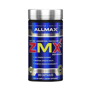 加拿大ALLMAX ZMX锌镁威力素90粒男性运动营养有助睡眠促睾酮素增肌健身睾丸酮替类固醇雄性激素 90粒