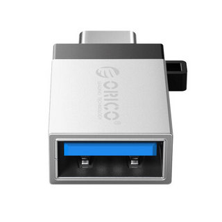 奥睿科(ORICO)Type-C转USB3.0转接头 C口手机OTG线转换器适用于手机平板接U盘读卡器键鼠连接器CBT-UT01