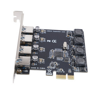 奥睿科（ORICO）PCI-E转USB3.0 4口扩展卡台式机主机箱电脑内置高速前置转接卡