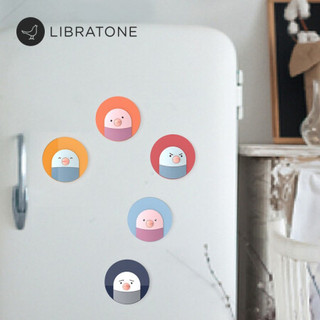 小鸟音响（Libratone）心情标签创意可爱卡通立体冰箱贴磁贴家居装饰贴