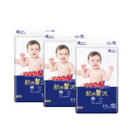 88VIP：GOO.N 大王 奢华肌滋润 婴儿纸尿裤 M 52片*3包