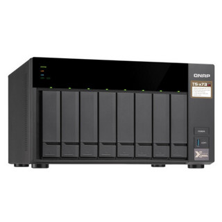 QNAP 威联通 TS-873 8盘位 NAS存储（RX-421BD、8GB、16TB*8硬盘）