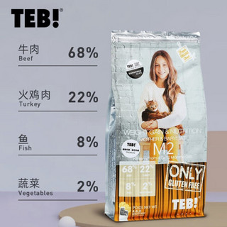 TEB 汤恩贝 猫粮BM2幼猫孕猫高能增肥营养配方5.4kg