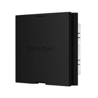 TP-LINK 千兆AP面板套装 1200M 全屋WiFi 别墅分布式无线覆盖 1200M千兆面板AP 碳素黑