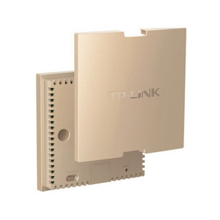 TP-LINK 千兆AP面板套装 1200M 全屋WiFi 别墅分布式无线覆盖 1200M千兆面板AP 香槟金