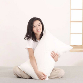 小米有品  8H 3D透气舒弹枕DS 柔软舒适高支撑性高回弹性释放颈部压力  本白 1个