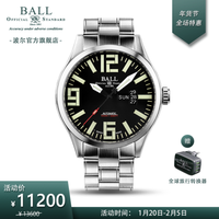 BALL 波尔 表(BALL) 瑞士机械表 工程师系列飞航者 男款 66支气灯 NM1080C-S14A-BK 黑盘 直径46mm 厚度13.3mm