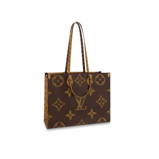 LOUIS VUITTON 路易威登 Onthego系列 大号手袋 M44576 拼色