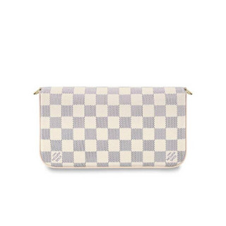 LOUIS VUITTON 路易威登 POCHETTE FÉLICIE系列 链条包 N63106 白色