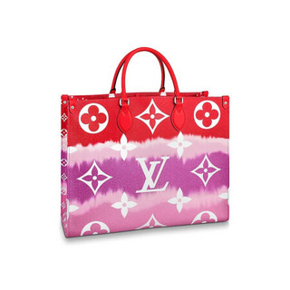 LOUIS VUITTON 路易威登 Onthego GM LV Escale 女士手袋 红色