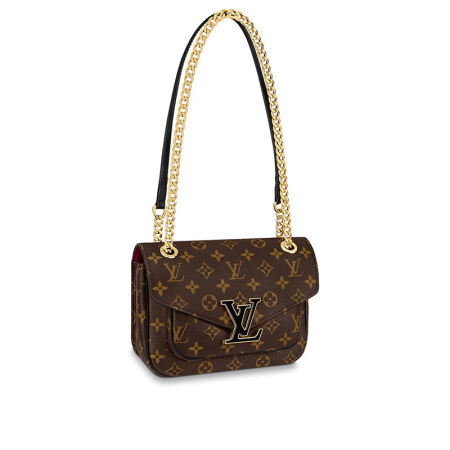 LOUIS VUITTON 路易威登 PASSY系列 链条包 M45592 棕色老花