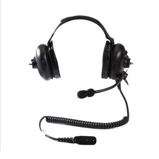 摩托罗拉（Motorola）PMLN5275 带消噪旋转臂麦克风的重型头戴式耳机 原装正品 适用于P8668EX/P8268