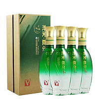 YANGHE 洋河 微分子 大V 43.8%vol 浓香型白酒 500ml*4瓶 整箱装