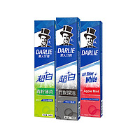 DARLIE 黑人 牙膏苹果超白竹炭青柠 140g*3支