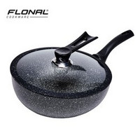 考拉海购黑卡会员：FLONAL 白金火山岩系列 不粘炒锅 28cm *2件