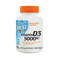 88VIP：Doctor's BEST 维生素D3 360粒