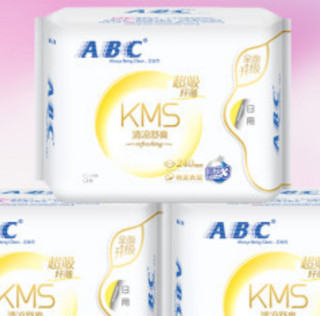 ABC KMS系列超薄清凉舒爽日用卫生巾 24cm*24片