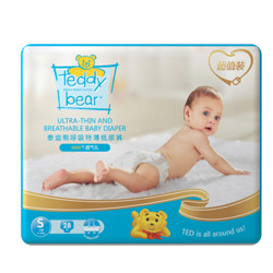 Teddy Bear 泰迪熊 呼吸特薄系列 纸尿裤 S28片
