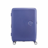 美旅箱包（AmericanTourister）拉杆箱 时尚行李箱万向轮拉杆箱静音登机防刮密码箱AO8深蓝色30英寸