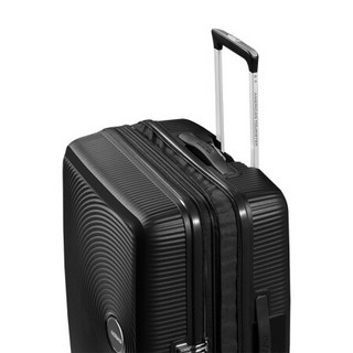 美旅箱包（AmericanTourister）拉杆箱 时尚行李箱万向轮拉杆箱静音登机防刮密码箱AO8黑色25英寸