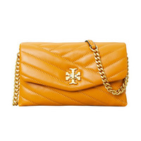 托里·伯奇 TORY BURCH 奢侈品 TB女包 KIRA系列羊皮单肩斜挎包黄铜色 64068 732