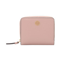 TORY BURCH 汤丽柏琦 托里·伯奇 TORY BURCH 奢侈品 TB女包 粉色牛皮革短款钱包钱夹 75251 689