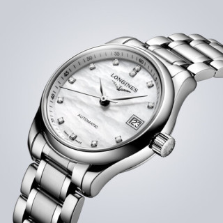 浪琴(Longines)瑞士手表名匠系列机械钢带 