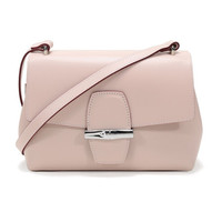 LONGCHAMP 珑骧 2020秋冬 女士ROSEAU系列皮质单肩斜挎包竹节包柔粉色 10094 HSC 507